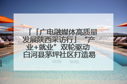 「广电融媒体高质量发展陕西采访行」“产业+就业”双轮驱动 白河县茅坪社区打造易地搬迁后扶新样本