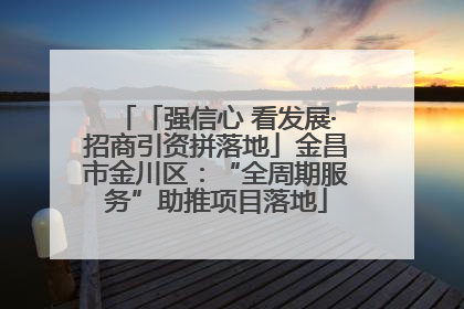 「强信心 看发展·招商引资拼落地」金昌市金川区：“全周期服务”助推项目落地
