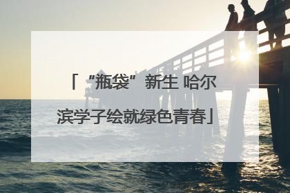 “瓶袋”新生 哈尔滨学子绘就绿色青春