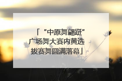 “中原舞翩跹”广场舞大赛内黄选拔赛舞圆满落幕
