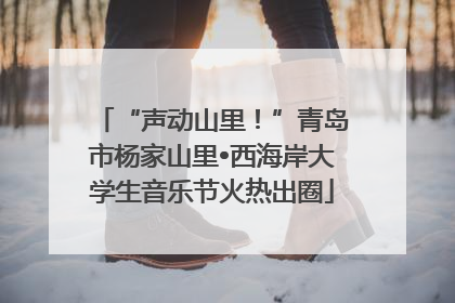 “声动山里！”青岛市杨家山里•西海岸大学生音乐节火热出圈