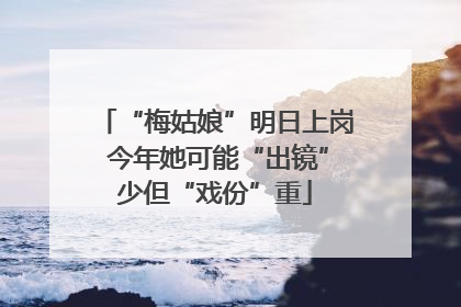 “梅姑娘”明日上岗 今年她可能“出镜”少但“戏份”重