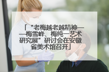 “老梅越老越精神——梅雪峰、梅纯一艺术研究展”研讨会在安徽省美术馆召开