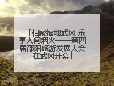 相聚福地武冈 乐享人间烟火——第四届邵阳旅游发展大会在武冈开幕