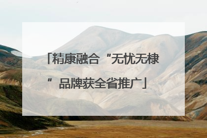 精康融合“无忧无棣”品牌获全省推广