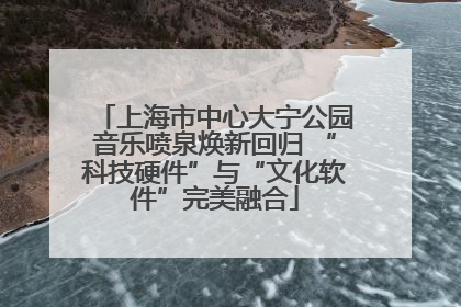 上海市中心大宁公园音乐喷泉焕新回归 “科技硬件”与“文化软件”完美融合