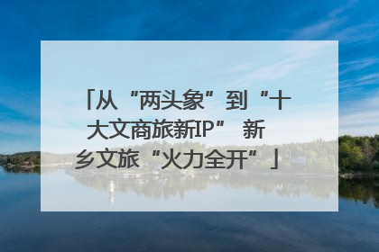 从“两头象”到“十大文商旅新IP” 新乡文旅“火力全开”