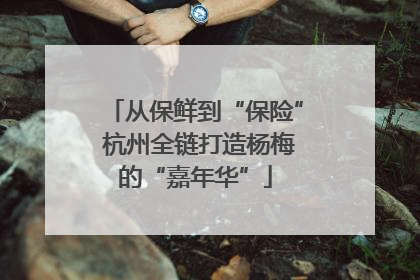 从保鲜到“保险” 杭州全链打造杨梅的“嘉年华”