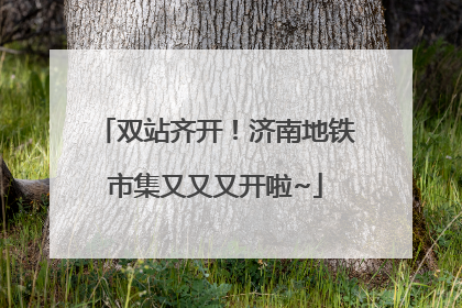 双站齐开！济南地铁市集又又又开啦~