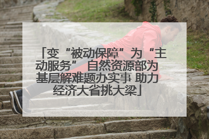 变“被动保障”为“主动服务” 自然资源部为基层解难题办实事 助力经济大省挑大梁