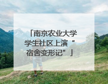 南京农业大学学生社区上演“宿舍变形记”