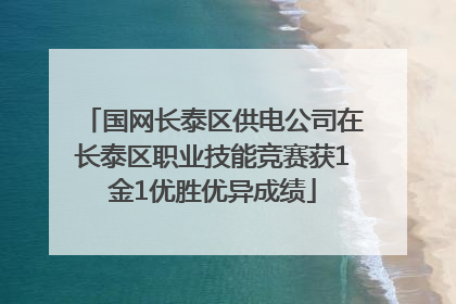 国网长泰区供电公司在长泰区职业技能竞赛获1金1优胜优异成绩