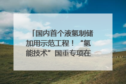 国内首个液氢制储加用示范工程！“氢能技术”国重专项在四川南充启动｜打赢经济发展翻身仗