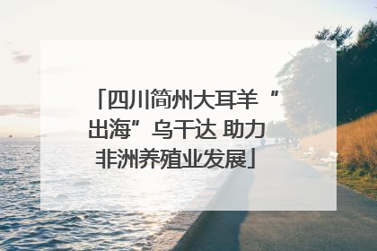 四川简州大耳羊“出海”乌干达 助力非洲养殖业发展