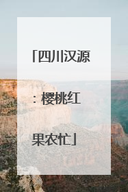 四川汉源：樱桃红 果农忙