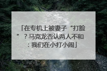 在专机上被妻子“打脸”？马克龙否认两人不和：我们在小打小闹
