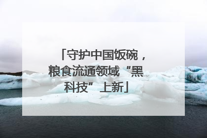 守护中国饭碗，粮食流通领域“黑科技”上新
