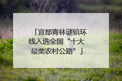 宜都青林谜镇环线入选全国“十大最美农村公路”
