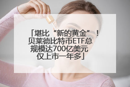 堪比“新的黄金”！贝莱德比特币ETF总规模达700亿美元 仅上市一年多