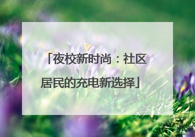 夜校新时尚：社区居民的充电新选择