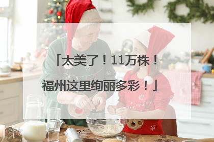 太美了！11万株！福州这里绚丽多彩！