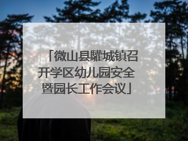 微山县驩城镇召开学区幼儿园安全暨园长工作会议