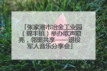 张家港市冶金工业园（锦丰镇）举办歌声嘹亮，邻里共享——退役军人音乐分享会