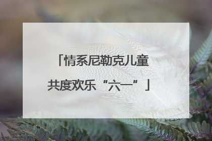 情系尼勒克儿童 共度欢乐“六一”