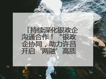 持续深化银政企沟通合作！“银政企协同，助力许昌开启‘两融’高质量发展新征程”融资对接会举行