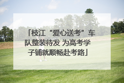枝江“爱心送考”车队整装待发 为高考学子铺就顺畅赴考路