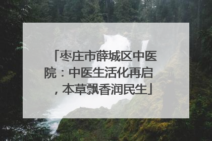 枣庄市薛城区中医院：中医生活化再启，本草飘香润民生