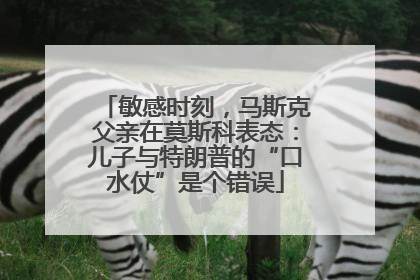 敏感时刻，马斯克父亲在莫斯科表态：儿子与特朗普的“口水仗”是个错误