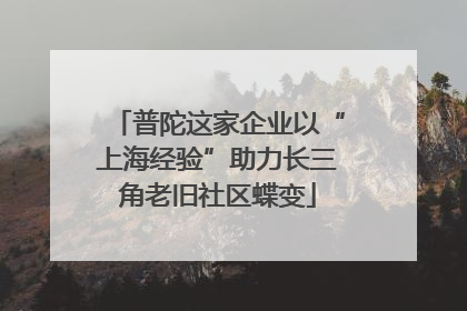 普陀这家企业以“上海经验”助力长三角老旧社区蝶变
