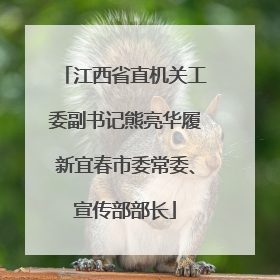 江西省直机关工委副书记熊亮华履新宜春市委常委、宣传部部长