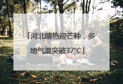 河北晴热迎芒种，多地气温突破37℃