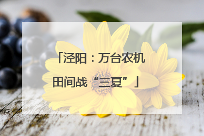 泾阳：万台农机田间战“三夏”
