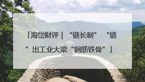 海岱财评｜“链长制” “链”出工业大梁“钢筋铁骨”