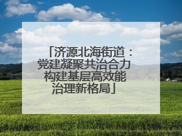 济源北海街道：党建凝聚共治合力 构建基层高效能治理新格局