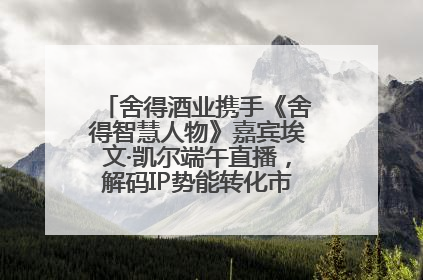 舍得酒业携手《舍得智慧人物》嘉宾埃文·凯尔端午直播，解码IP势能转化市场销量的有效路径