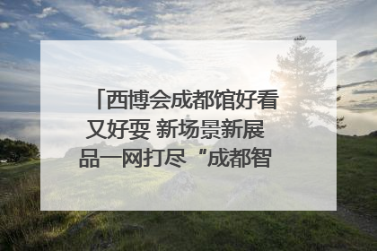 西博会成都馆好看又好耍 新场景新展品一网打尽“成都智造”｜西博视界