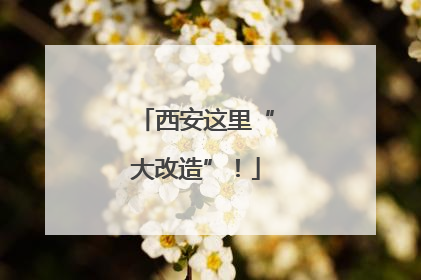 西安这里“大改造”！