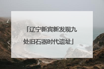 辽宁新宾新发现九处旧石器时代遗址