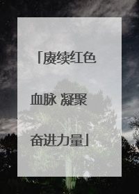 赓续红色血脉 凝聚奋进力量