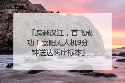 跨越汉江，首飞成功！襄阳无人机9分钟送达医疗标本