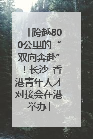 跨越800公里的“双向奔赴”！长沙-香港青年人才对接会在港举办
