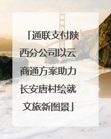 通联支付陕西分公司以云商通方案助力长安唐村绘就文旅新图景