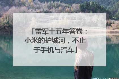 雷军十五年答卷：小米的护城河，不止于手机与汽车