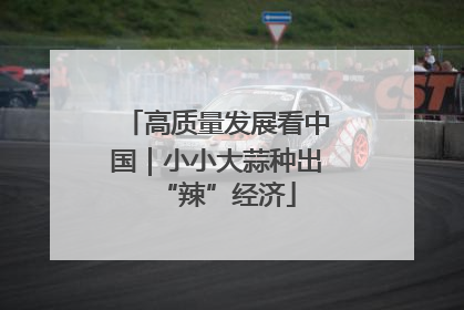高质量发展看中国｜小小大蒜种出“辣”经济