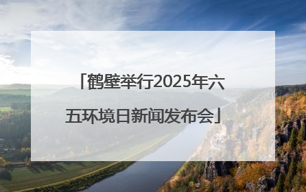 鹤壁举行2025年六五环境日新闻发布会
