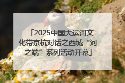 2025中国大运河文化带京杭对话之西城“河之端”系列活动开幕